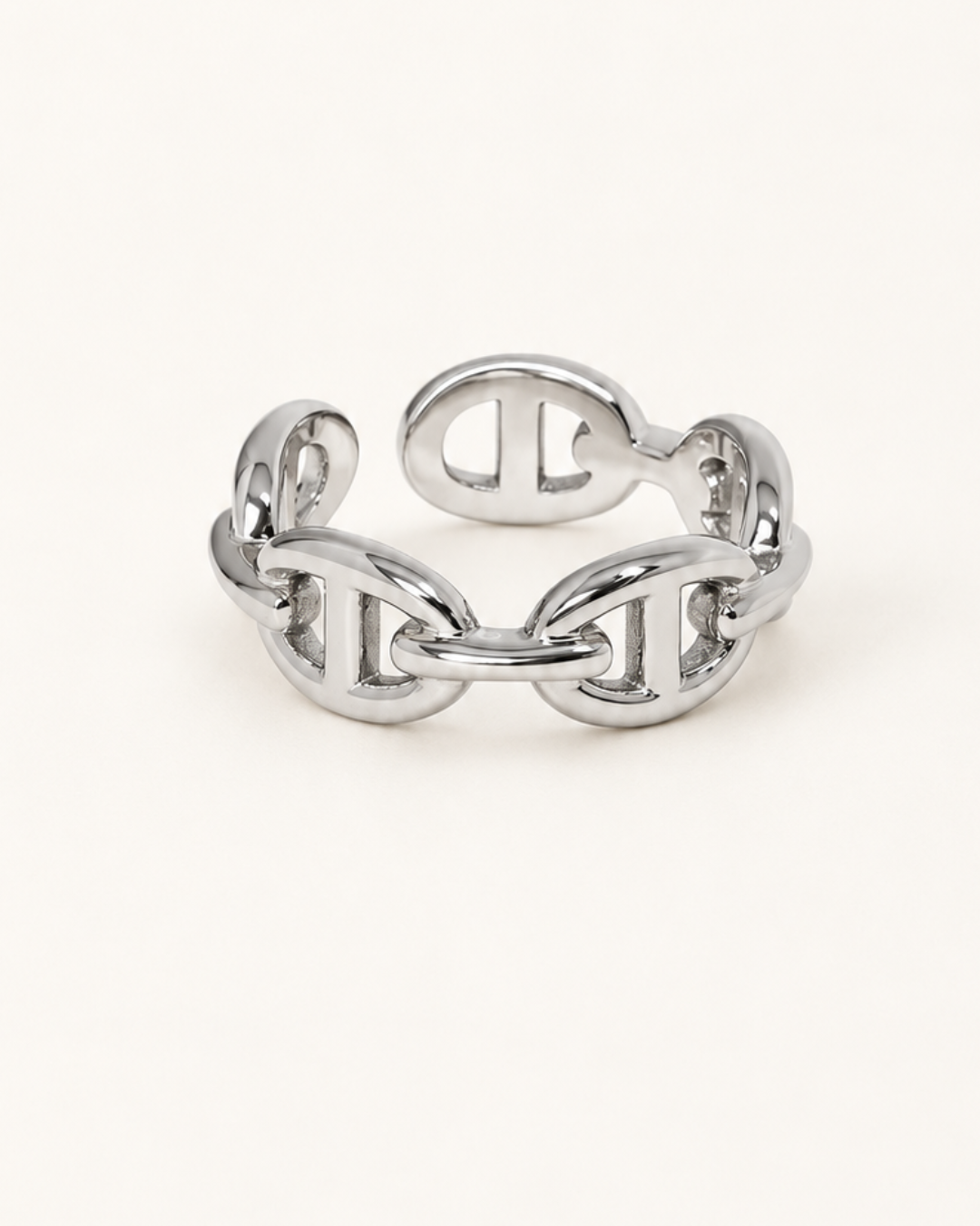 Bague Portofino  Mailles argentées