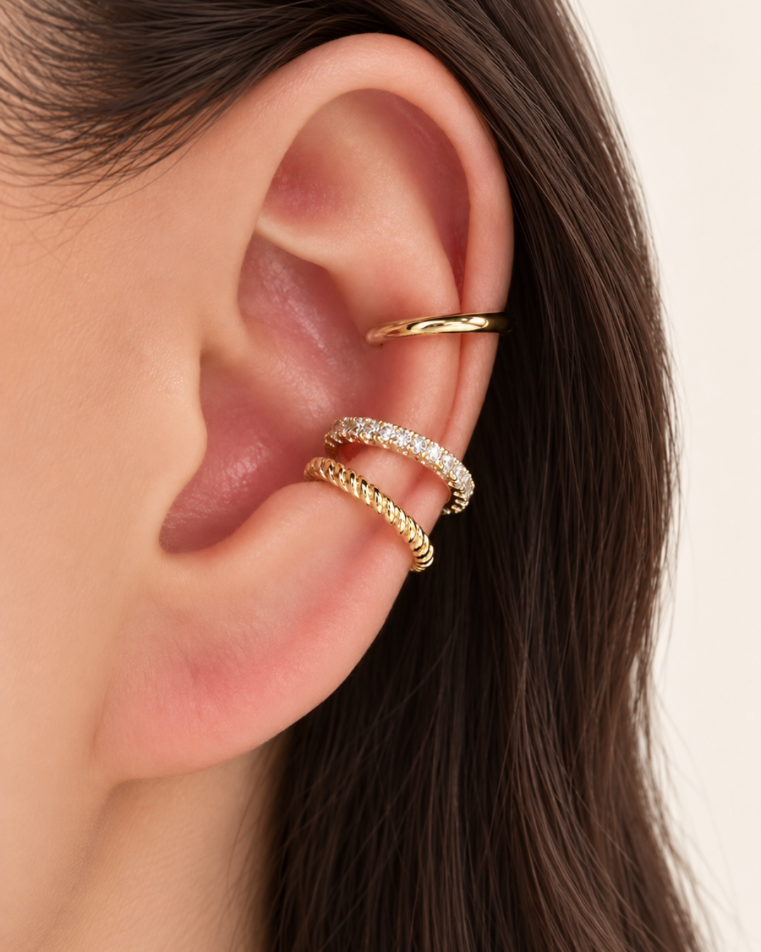 Trio d’Ear Cuffs Éclat