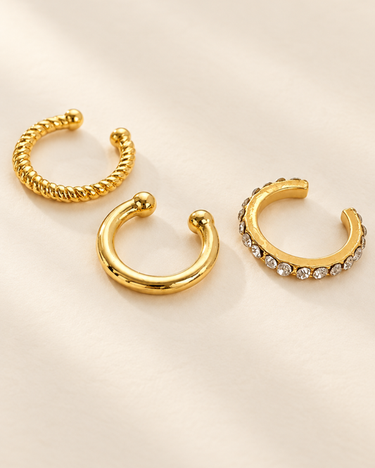 Trio d’Ear Cuffs Éclat