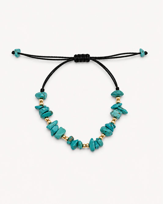Bracelet Turquoise Bohème Ajustable